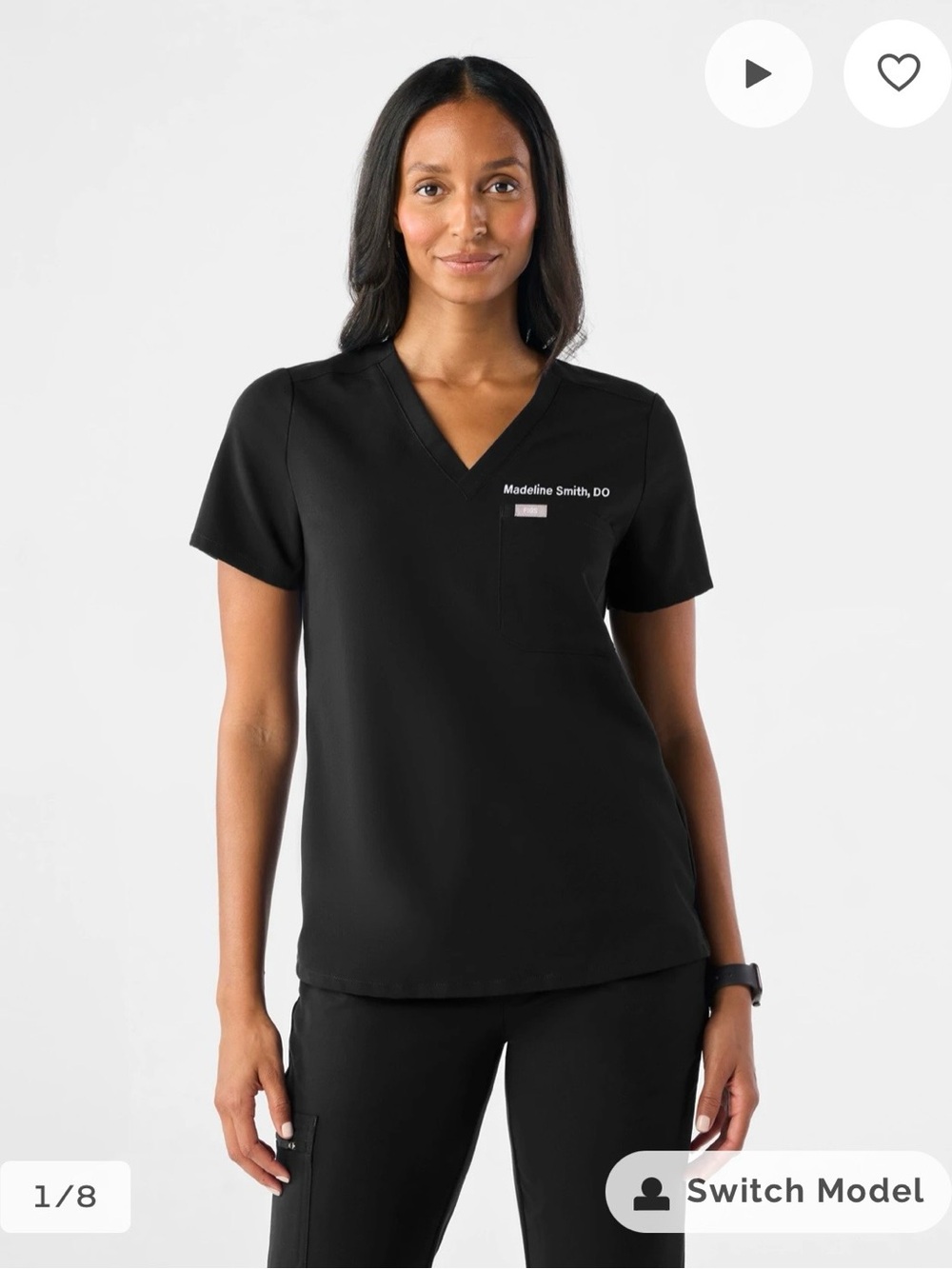 Figs Catarina Scrub top